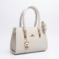 MISS DONG Ivory Luxe Charm Tote Bag