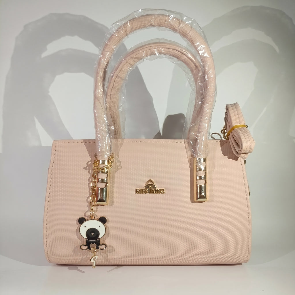 MISS-DONG Blush Charm Tote Bag – Premium Pink Luxury Handbag