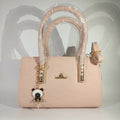 MISS-DONG Blush Charm Tote Bag – Premium Pink Luxury Handbag