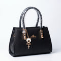 MISS-DONG Noir Elegance Tote Bag – Premium Black Luxury Handbag